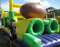 Scrumdown Football Inflatable Obstacle Course